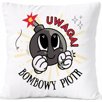 Polštář Polštář Pro Alana jako Dárek s potiskem Fotografie, Bílý PoliDraw