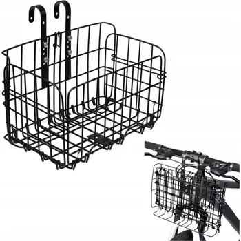 Košík na láhev SKLÁDACÍ PŘEDNÍ KOŠÍK NA KOLO, SNADNÁ MONTÁŽ NA ŘÍDÍTKA