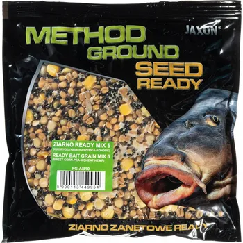 Návnadová surovina OBILÍ JAXON MIX 5 Kukuřice Hrách Pšenice KONOPÍ