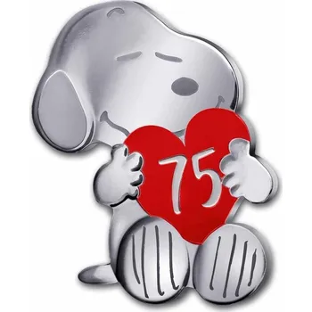 Stříbrná mince Francie 2025, 10 €, proof, 75 let ve tvaru Snoopyho