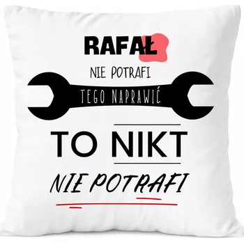 Polštář Polštář Pro Alana jako Dárek s potiskem Fotografie, Bílý PoliDraw