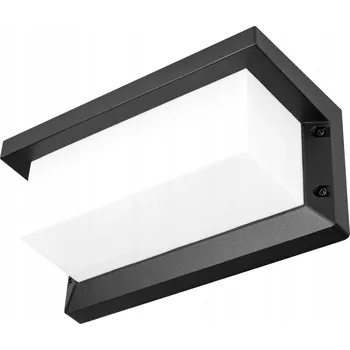 Nástěnné svítidlo Zahradní nástěnné svítidlo Masterled černé, integrovaný LED zdroj 12 W