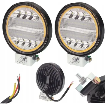 Pracovní světlo PRACOVNÍ LAMPA 24 LED COB halogen 72W 12-24V IP67x2