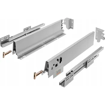Nábytkové kování ŠUPLÍK trouba Modern Box GTV L500 H68 Šedá