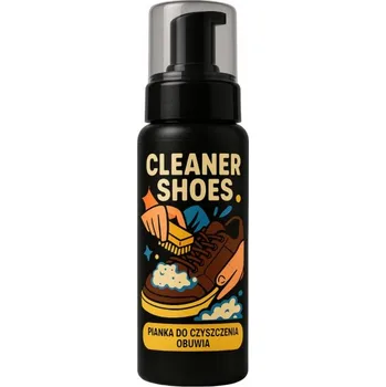 Přípravek pro údržbu obuvi Pěna na čištění bot a obuvi Hadwao Cleaner Shoes 150 Ml