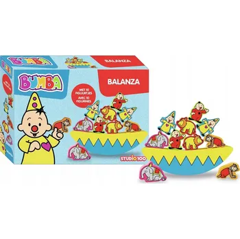 Dřevěná hračka Bumba Dřevěná Balanční Hra s Figurkami