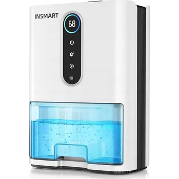 Odvlhčovač vzduchu INSMART Elektrický odvlhčovač vzduchu, 2000 ml, přenosný s LED