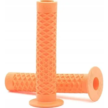 grip BMX Gripy Cult Waffle s přírubou – oranžové