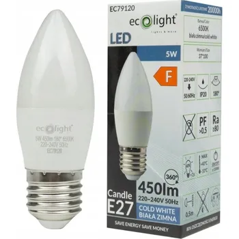 Žárovka LED žárovka Eco Light E27 5W A+