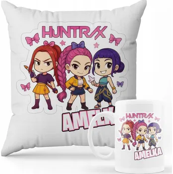 SADA POLŠTÁŘ + HRNEK Dárek Kpop Demon Hunters Huntrix LOVKYNĚ JMÉNO 1