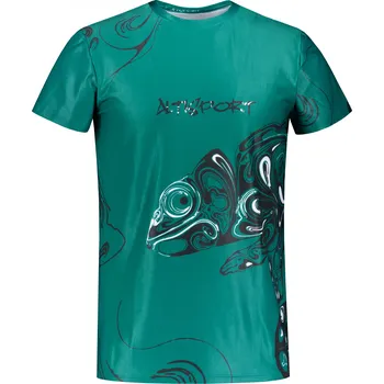 Pánské volnočasové triko premium ALTISPORT VOJ/ALM122TR06 TMAVĚ ZELENÁ 4XL