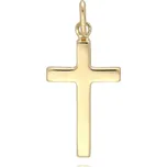 Přívěsek ze žlutého zlata KŘÍŽEK