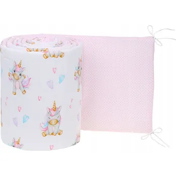 Prostěradlo OBOUSTRANNÝ CHRÁNIČ DO POSTÝLKY NA PŘÍČKY 180x30cm BABYMAM