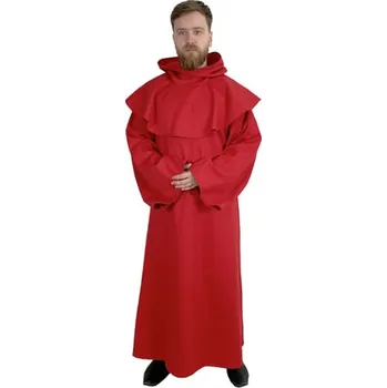 Karnevalový kostým imago Mnišská kutna - červená, velikost L/XL