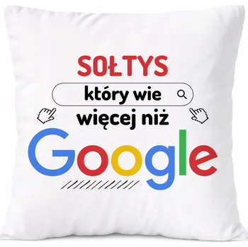 Polštář Dárek Polštář pro geodety s potiskem bílý PoliDraw