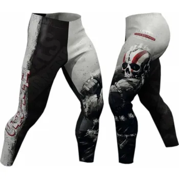 Pánské kalhoty Pánské dlouhé legíny MFC DARK SIDE "WARRIOR" xxl