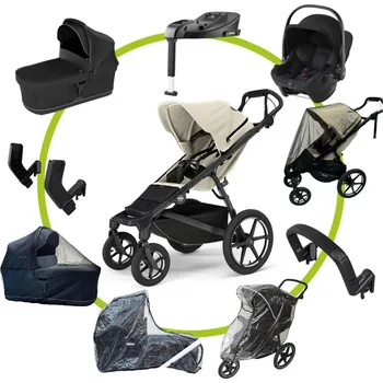 Kočárek THULE Urban Glide 4-wheel Soft Beige