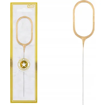 Party dekorace Narozeninové DEKORACE zlaté PRSKAVKY číslice 0 GODAN ozdoby na NAROZENINY