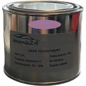 Lak na dřevo Barva Polyuretanová průmyslová barva, polyuretanový lak, lesklý, 0,5l, 2:1, RAL 4009