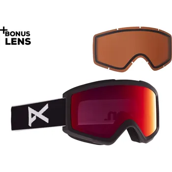 Snowboardové brýle Anon Helix 2.0 black | perceive sunny red+amber 2026 - Odesíláme do 24 hodin
