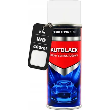 Barva ve spreji KIA WD CASA WHITE 400 ml Bílý akrylový lak ve spreji