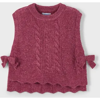 Dívčí svetr Dětský svetr Mayoral 4314.6H.Mini.9BYA červená 92X, vel. 128