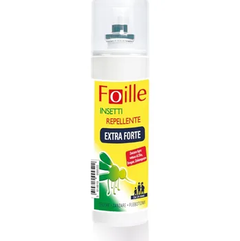 Přípravek proti hmyzu SPREJ NA KOMÁRY KLÍŠŤATA MOTÝLKY Foille Insetti EXTRA STRONG DEE 50% 100ML