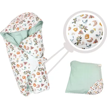 Zavinovačka Eva Kiedroňová Povlak - Maxi Dráček - Podzim zvířátka mech