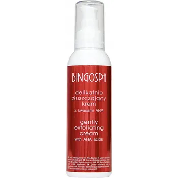 Pleťový krém BingoSpa Jemný exfoliační krém s AHA kyselinami 135g