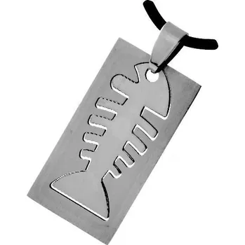 Přívěsek Přívěsek ocel fishbone (Ocelový přívěsek rybí kost)