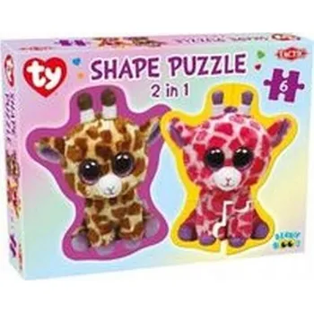 Puzzle Tactic puzzle 6 dílků Ty Beanie Boos Shape puzzle 2v1