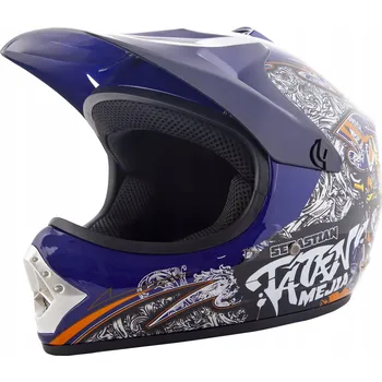 Helma na motorku DĚTSKÁ MOTOKROSOVÁ PŘILBA ENDURO QUAD ATV CROSS M