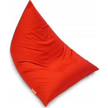 Sedací pytel Oranžový Beanbag Taburet