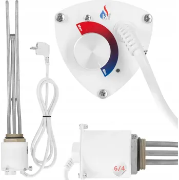 Topidlo UNIVERZÁLNÍ TOPNÉ TĚLESO S TERMOSTATEM PRO BOJLER GR 6/4 DN40 2000W 2kW