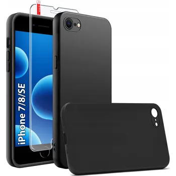 Pouzdro na mobilní telefon Zadní Kryt KrainaGSM pro Apple iPhone 7, iPhone 8, iPhone SE (2020), iPhone SE (2022) černý