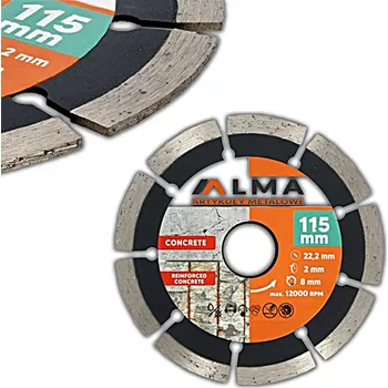 Řezný kotouč DIAMANTOVÝ KOTOUČ 115x22,2 NA STŘEŠNÍ TAŠKY, BETONU, CIHLY - KVALITA DIAMANTU ,,A,,