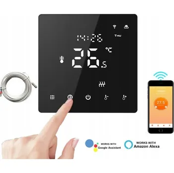 Termostat TERMOSTAT PRO ELEKTRICKÉ PODLAHOVÉ TOPENÍ NEBO TOPENÍ S ROHOŽÍ, WIFI, TUYA