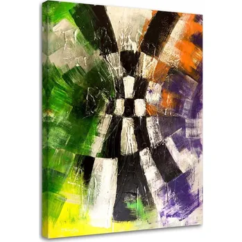 Obraz OBRAZ NA PLÁTNĚ Akvarel Abstraktní 40x60