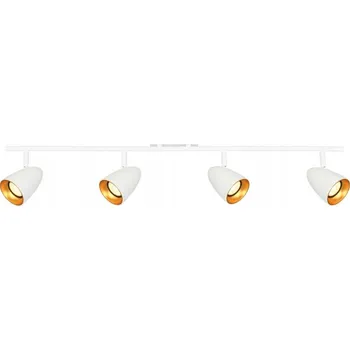 ItaLux Stropní svítidlo TINO 4xGU10 - bílá/zlatá