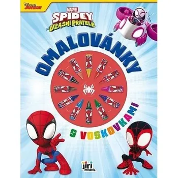omalovánky Spidey - Omalovánky s voskovkami