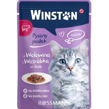 Krmivo pro kočku Winston krmivo mokrá konzerva s telecím masem 0,1 kg