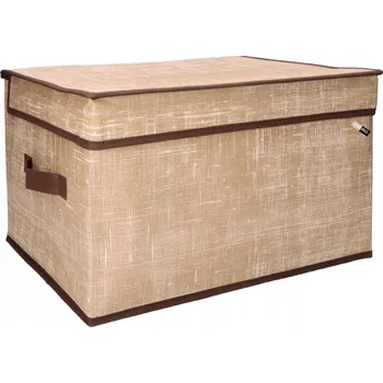 Úložný box Krabička s víkem a úchytem, 40x50x30, textilní organizér