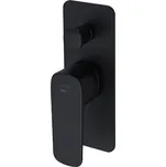 CERSANIT - Vanová baterie podomítková včetně tělesa LARGA černá S951-373 CERSANIT