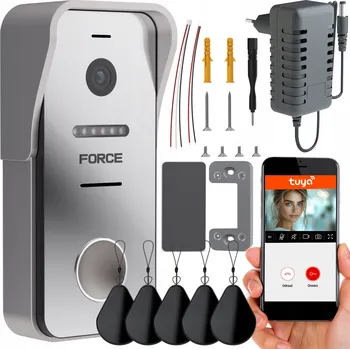 IP kamera FORCE DB-AHD-T Dveřní stanice, 2MP AHD videotelefon TUYA WiFi