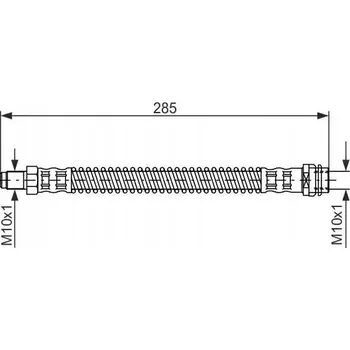 Brzdová hadice Brzdová hadice Bosch 1 987 476 841 - flexibilní