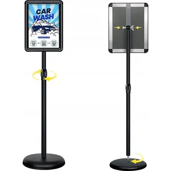 Informační stojan Menuboard A4 na plakát, STOJAN NA REKLAMU, MENU