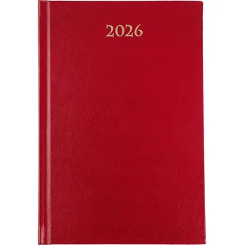 Diář Knižkový kalendář 2026 A5 Artsezon červený (červený)