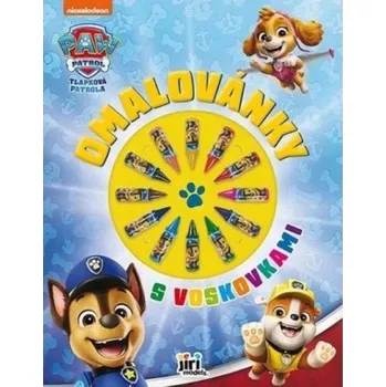 omalovánky Tlapková patrola - Omalovánky s voskovkami