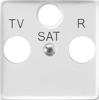 Elektrická zásuvka PGPA-US/00 ARIA krytka zásuvky RTV-SAT koncové, bílá