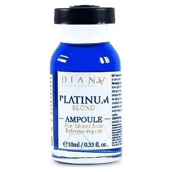 Vlasová regenerace Diana Platinum Blond ampule pro péči o blond vlasy po procedurách 10 ml